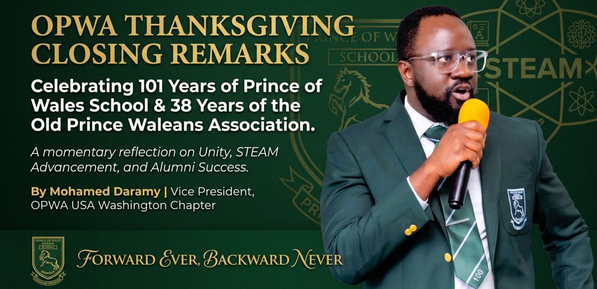 OPWA Thanksgiving Closing Remarks 